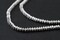 The Bead Chest Silver Patterned Heishi Beads 3mm White Metal 26 Inch Strand